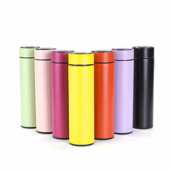 LED温度表示付きステンレススチール製インテリジェントスマートウォーターボトル